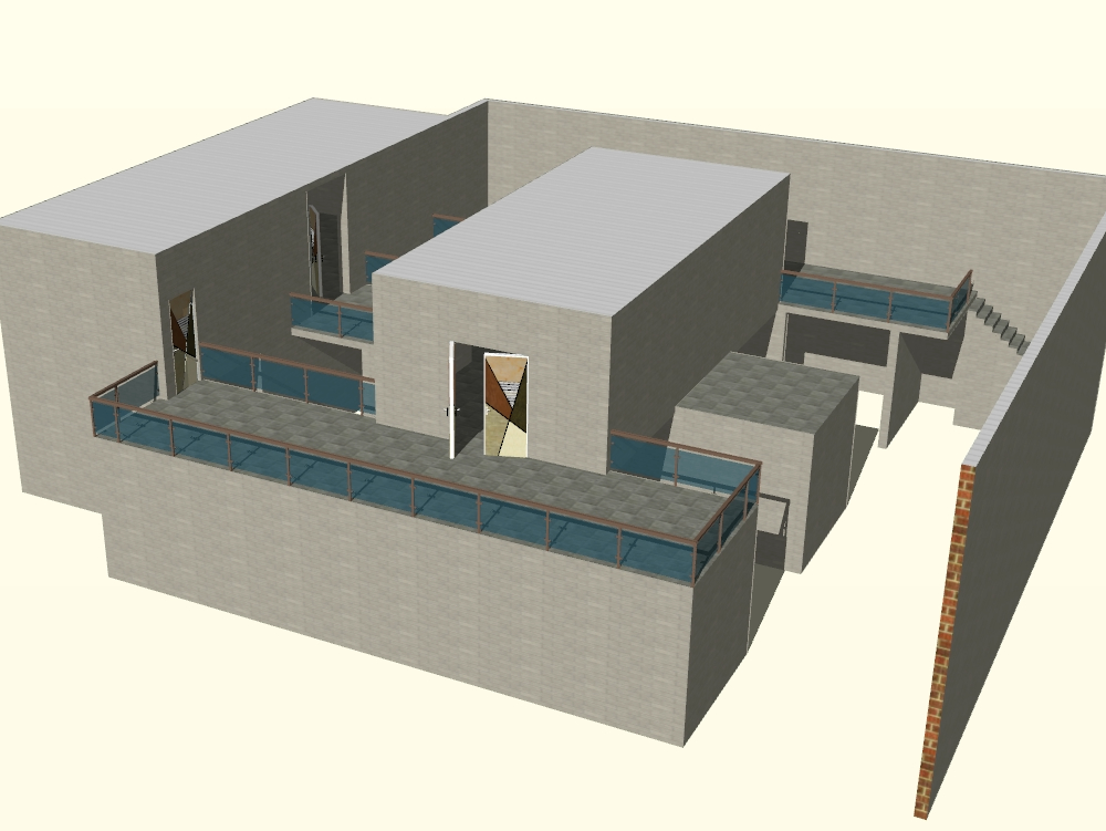 3D-Design eines Showrooms