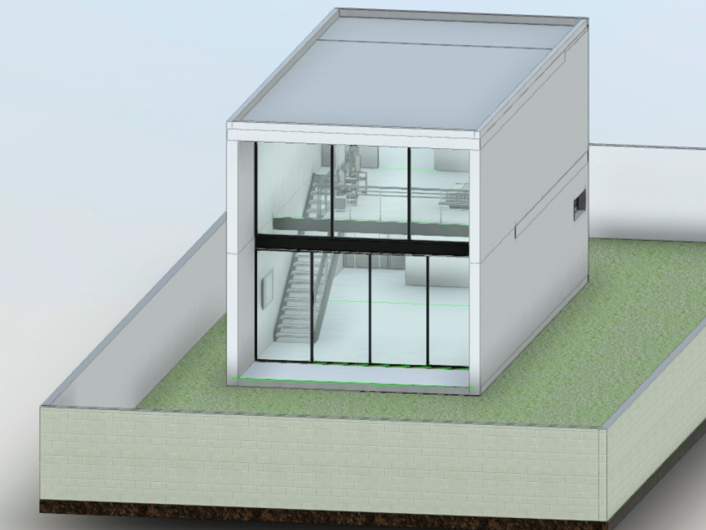 Modelagem de edifício virtual 20x30