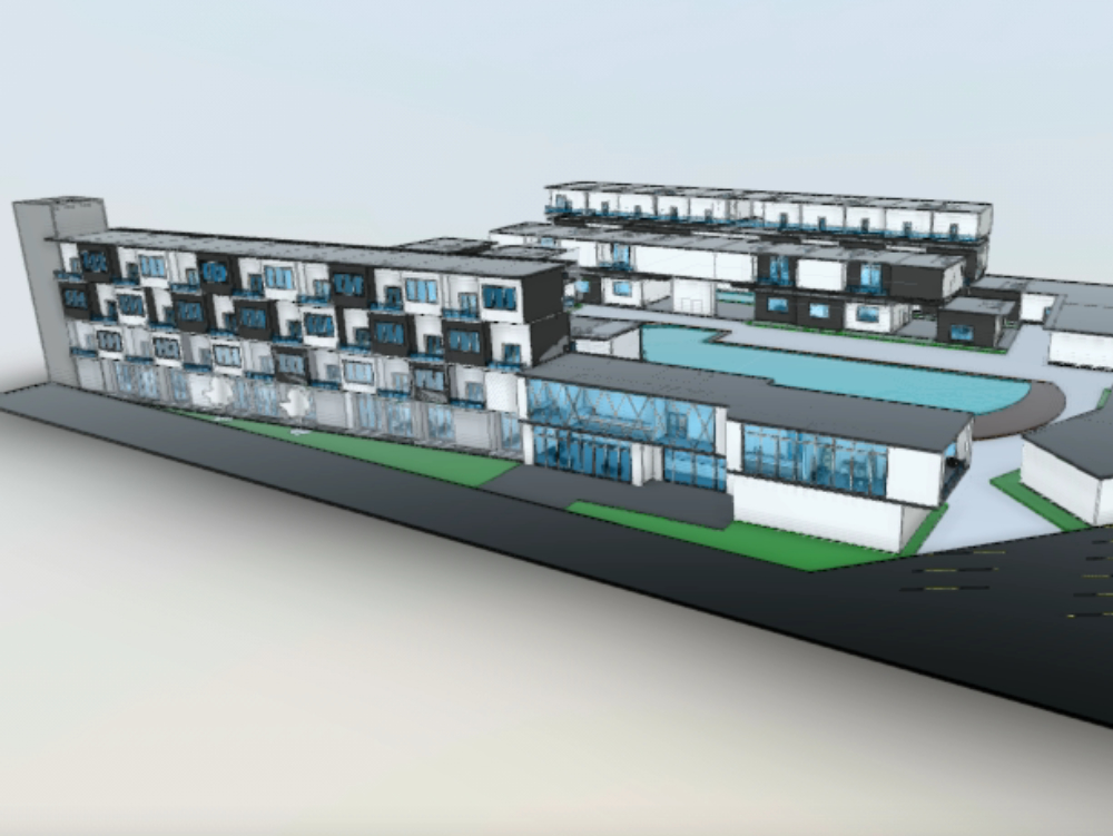 3D-Modellierung Krankenhaus
