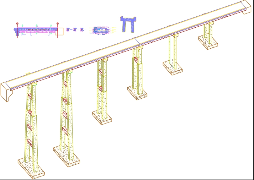 Dam maneuvering bridge structure