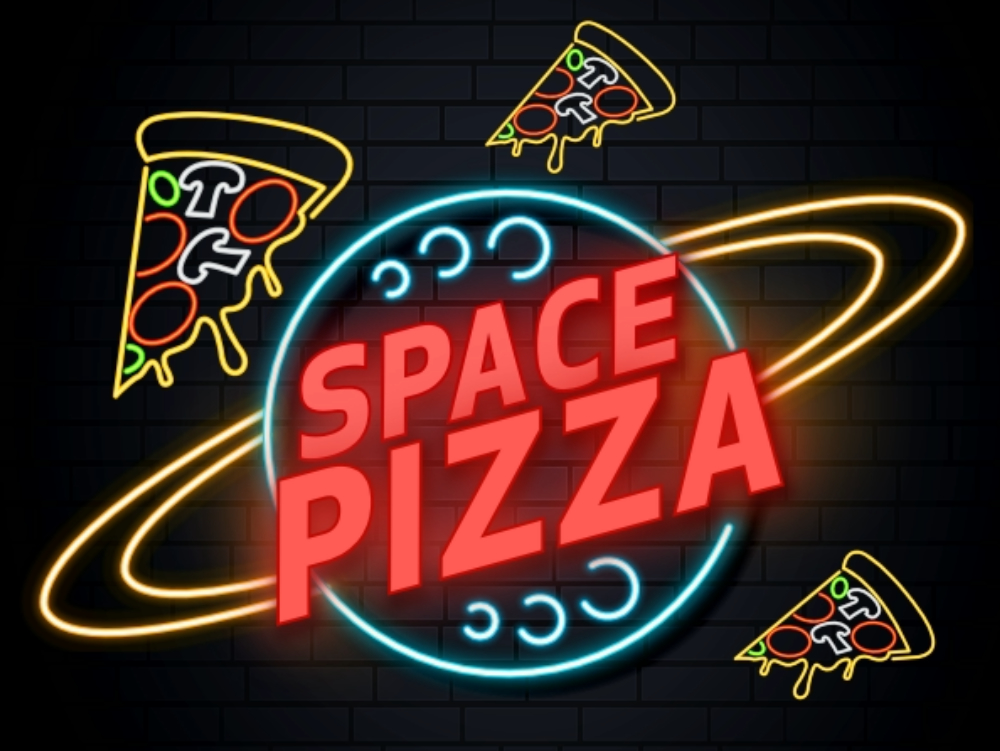 Space pizza - themed pizzeria remodel