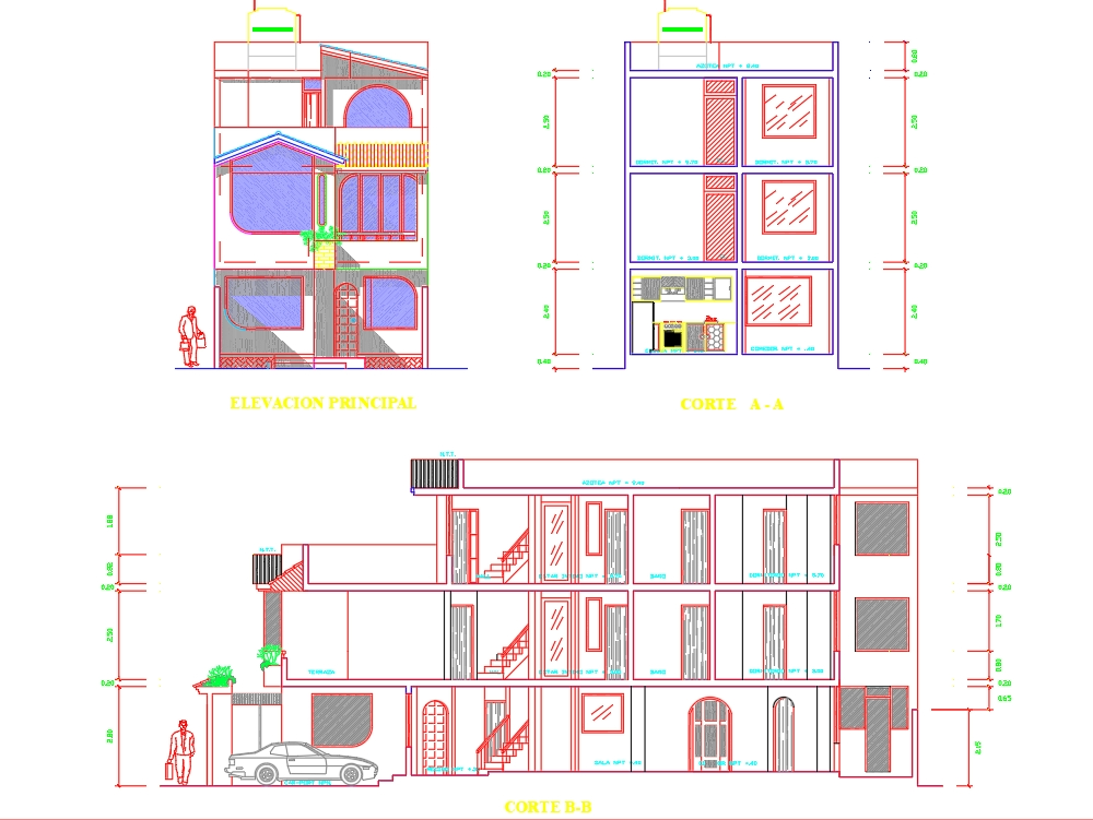 Einfamilienhaus - Architekturplan