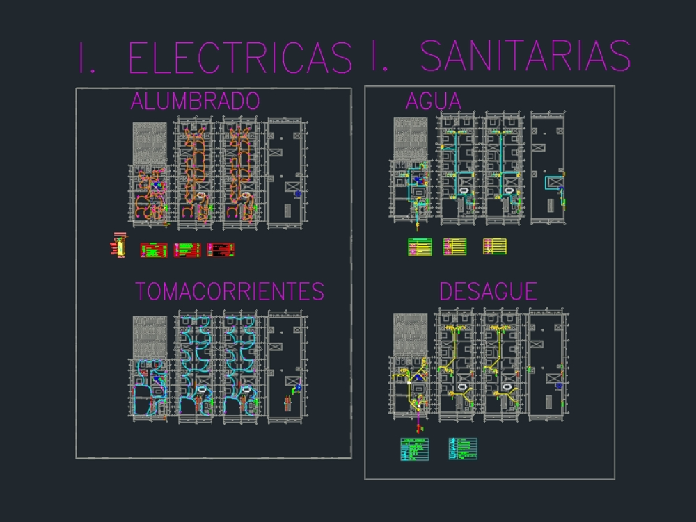 Instalaciones eléctricas y sanitarias / vivienda
