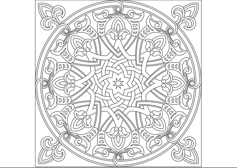 Circular decoration-32-from islam