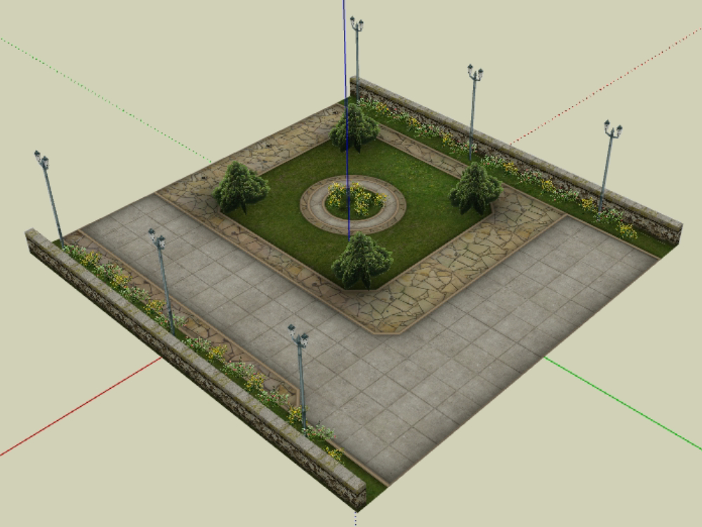 Generic park modeling for design complement