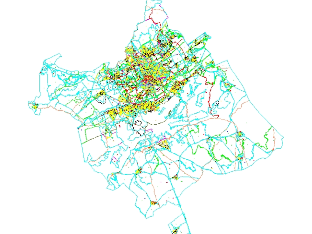 urban map of murcia