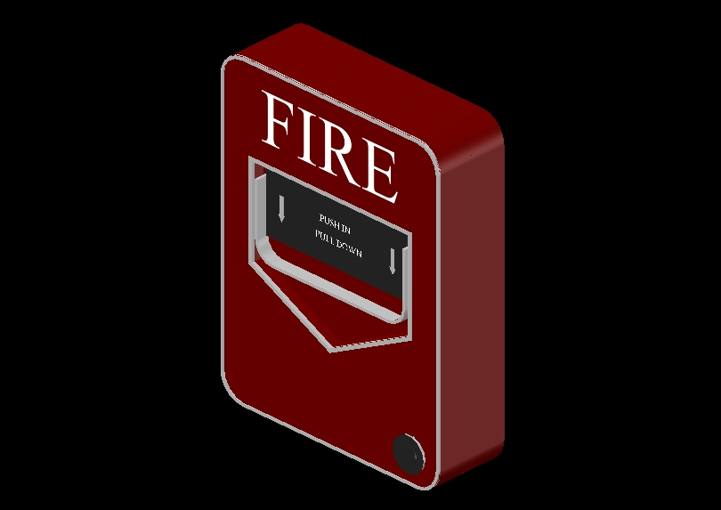 Estación manual para sistema de alarma contra incendios