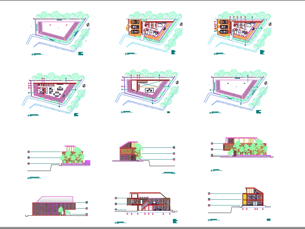Planimetrie - Architektur - Fuseika-Haus