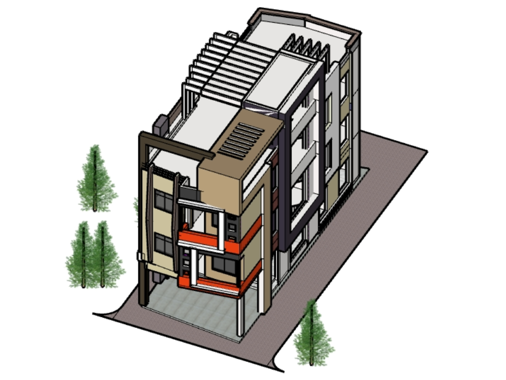 Edificio r3 vivienda moderna oks