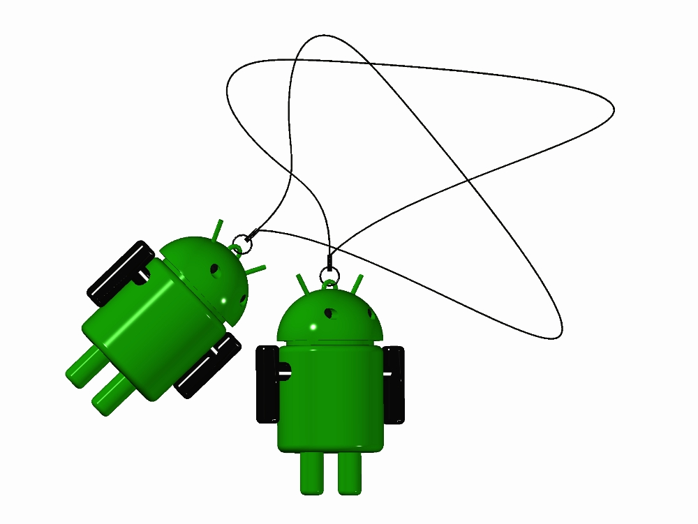 3d android character