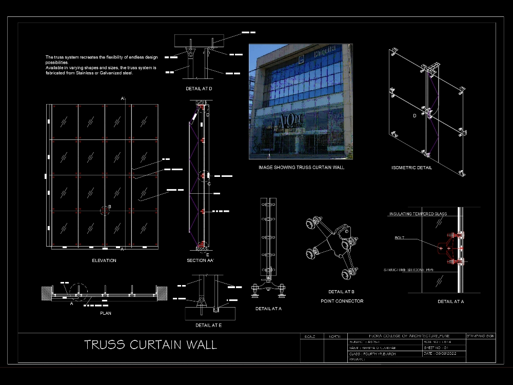 truss curtain wall