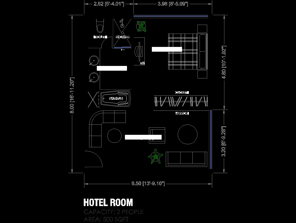 luxury hotel room; suite type