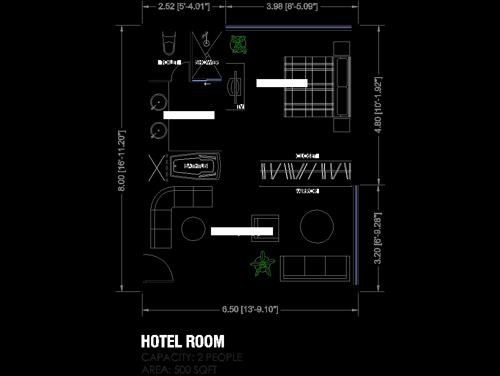 Habitación de hotel de lujo; tipo suite