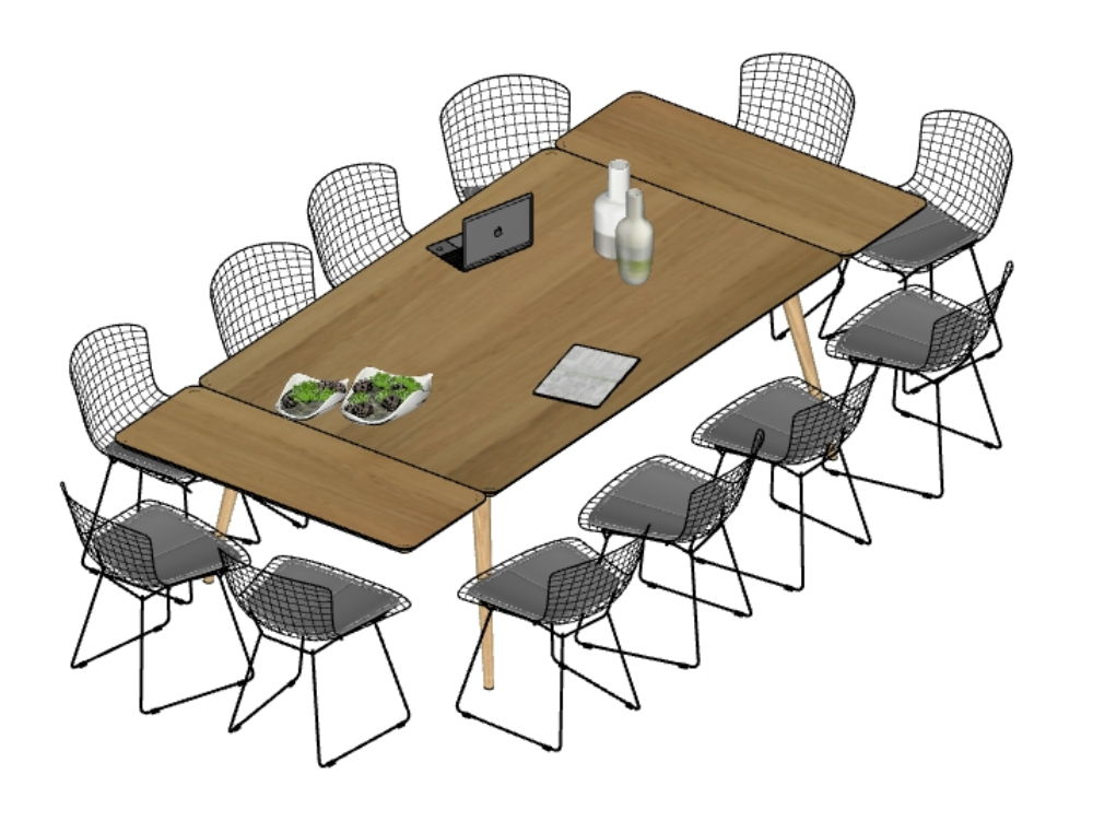 exterior dining room sketchup