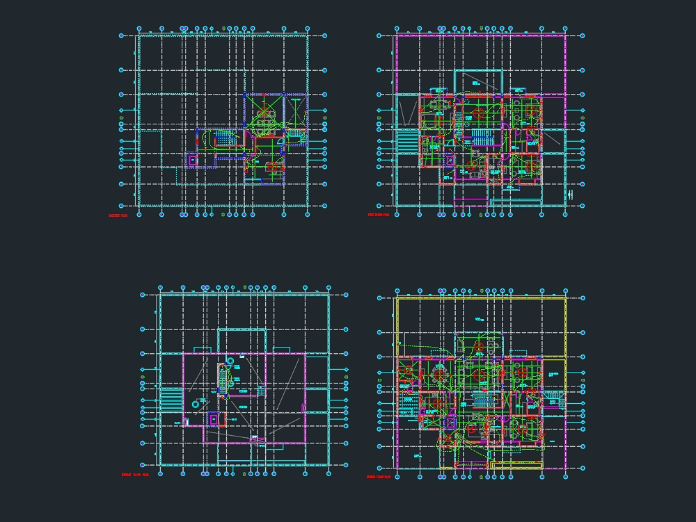 Electrical layout of a residential bungalow