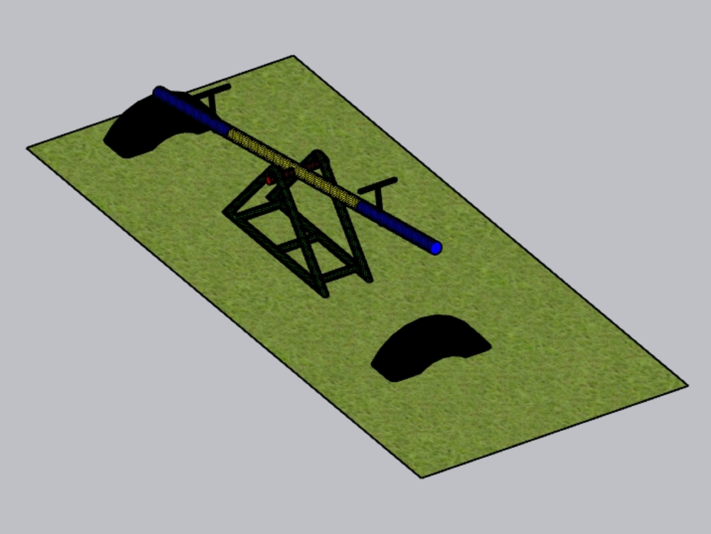 3d seesaw plan for parks