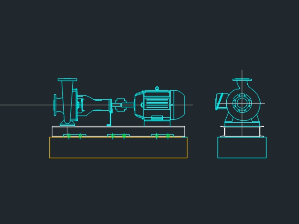 Zentrifugalpumpe – Hydraulikpumpentyp, der die mechanische Energie eines Laufrads in kinetische oder Druckenergie einer inkompressiblen Flüssigkeit umwandelt