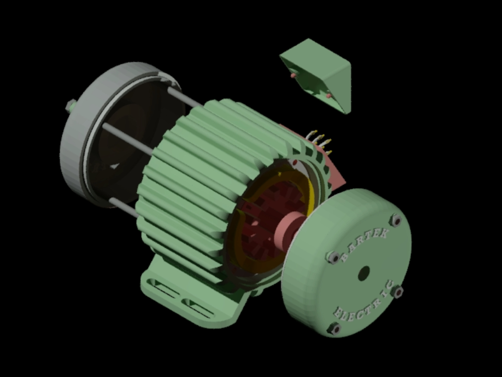 Electrical motor 3d 