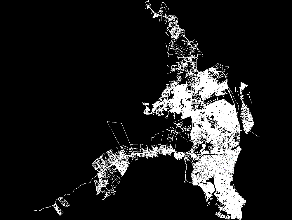Mapa de ruas da cidade de Guayaquil