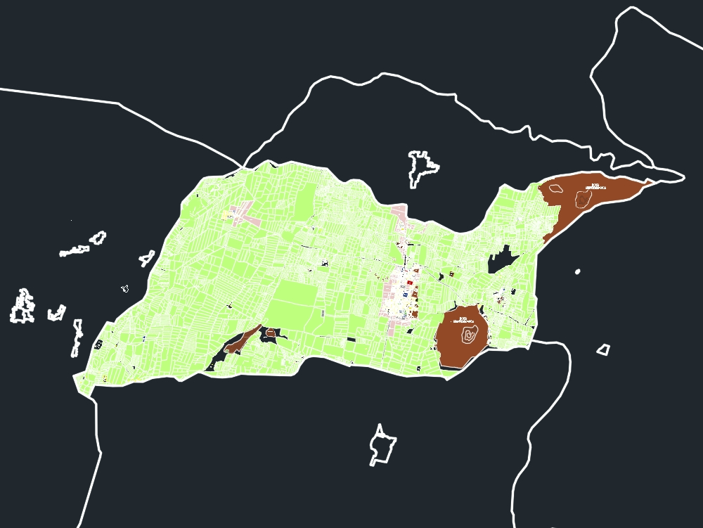 Plano uso de suelos del distrito de túcume