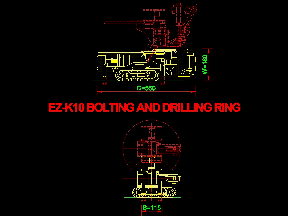 Famur ez-k10 drilling machine