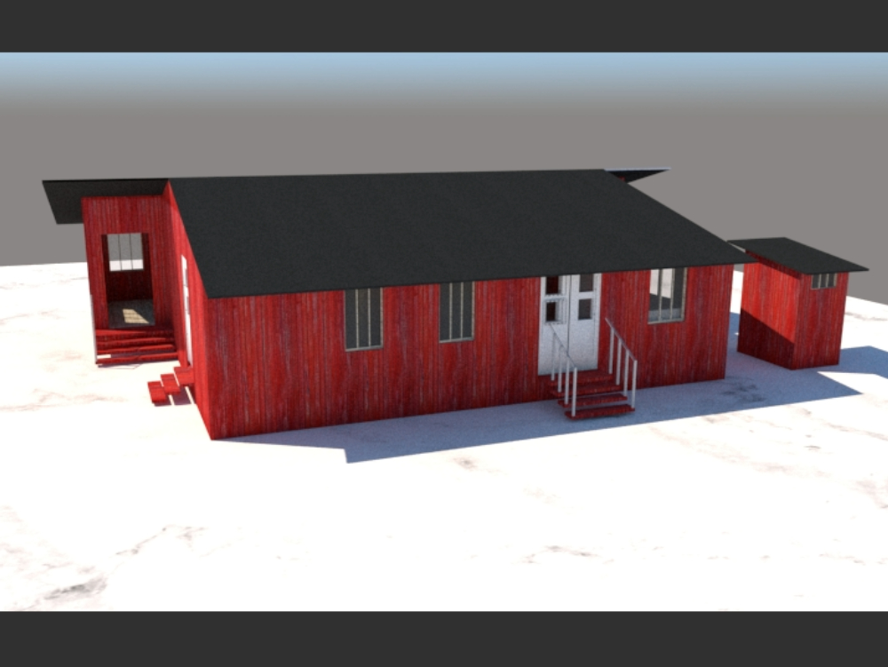 3d greenland housing for cold climates