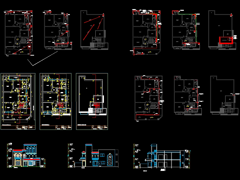 10 marla house design with working drawings