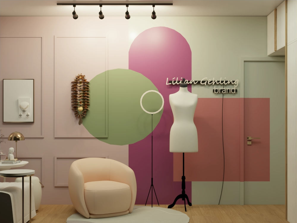 feminine design bedroom background
