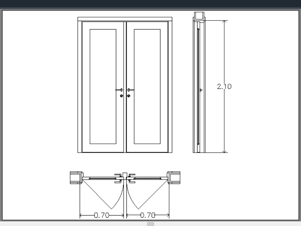 double folding door