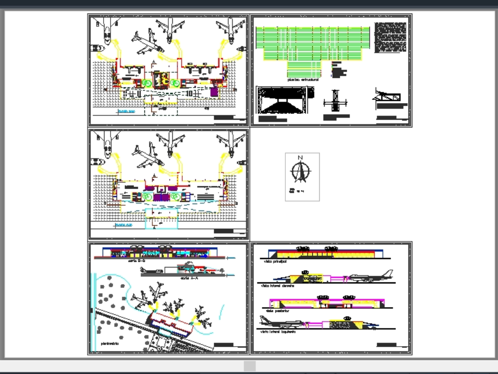 Airport In AutoCAD Download CAD Free 2 06 MB Bibliocad