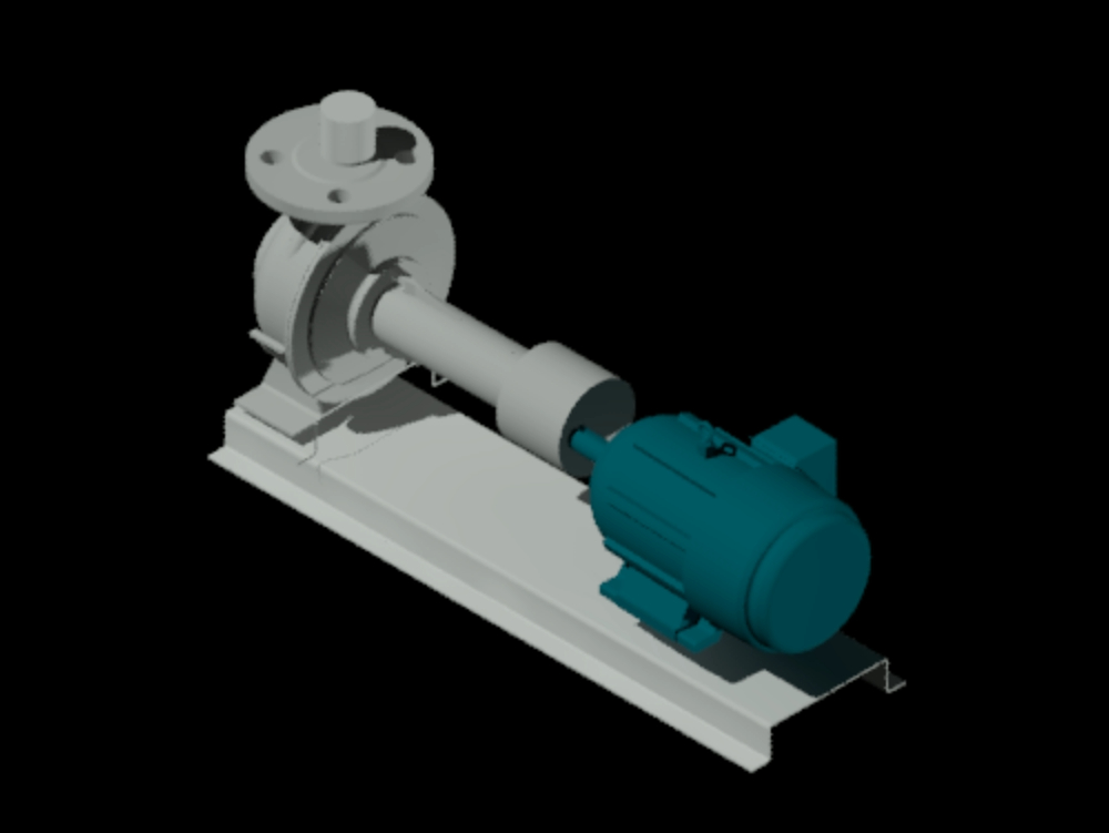 Pompe centrifuge horizontale de type escargot