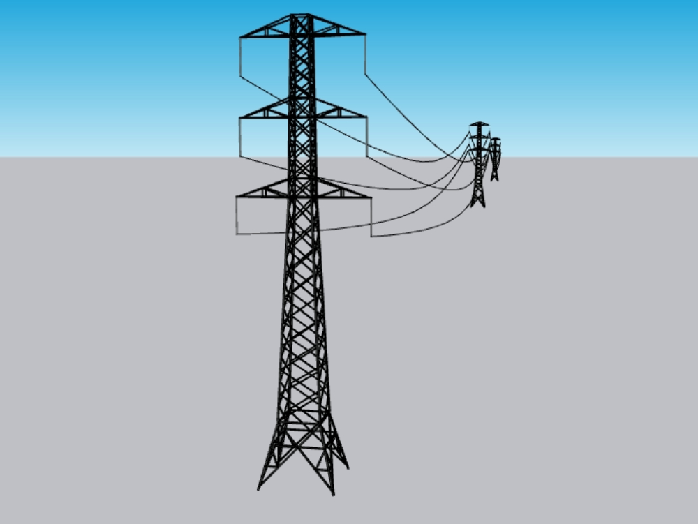 220-kV-Hochspannungsmasten