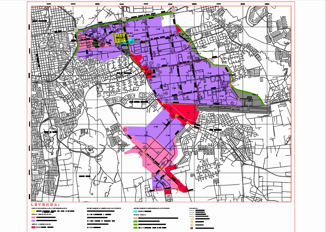 Sonderplan für das Industriegebiet der Gemeinde Rafael Urdaneta, Valencia