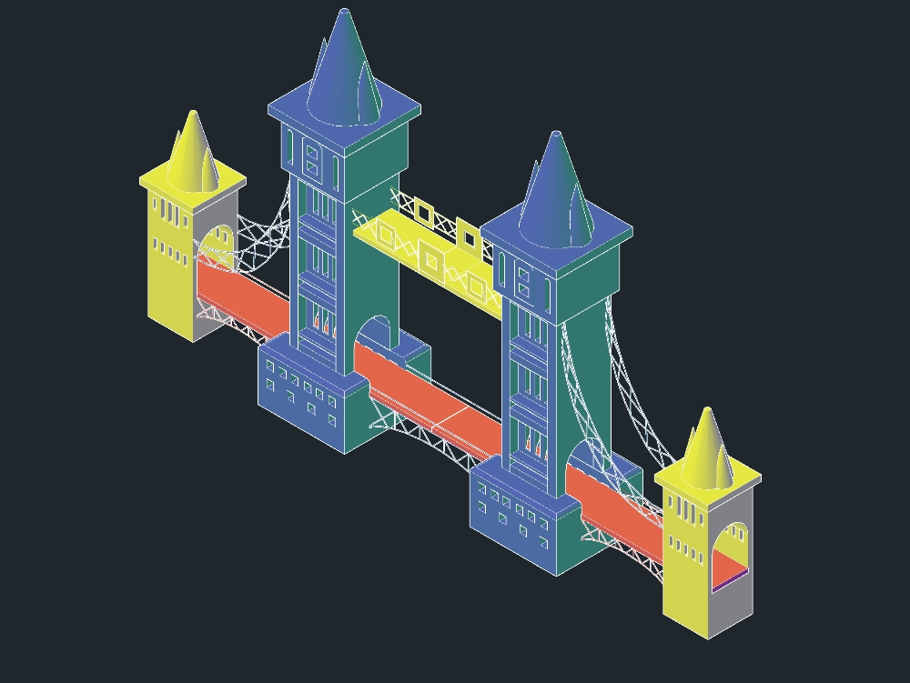 3D-Turmbrücke