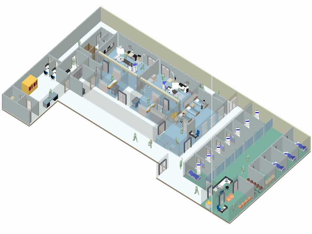 3d hospital operating room