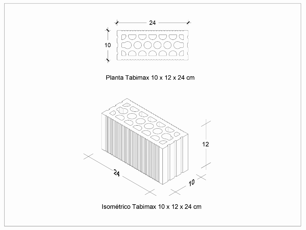 Tabimax partition 10 x 12 x 24 cm