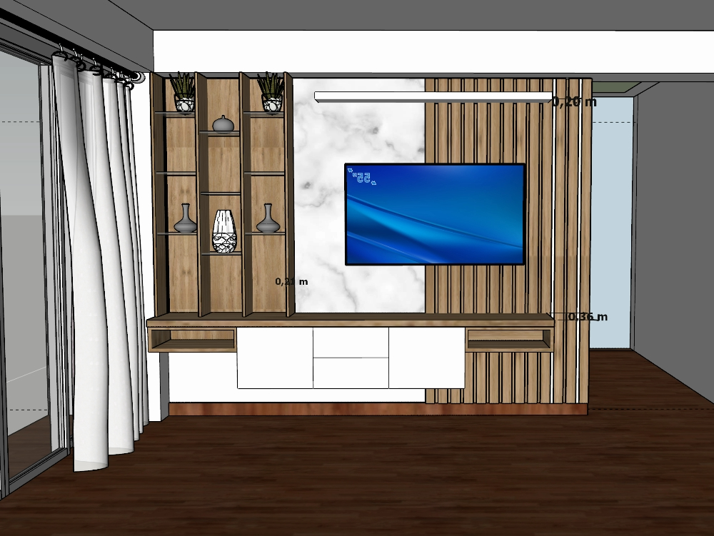Living room TV cabinet