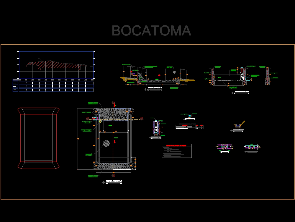 Bocatoma - collecte d'eau