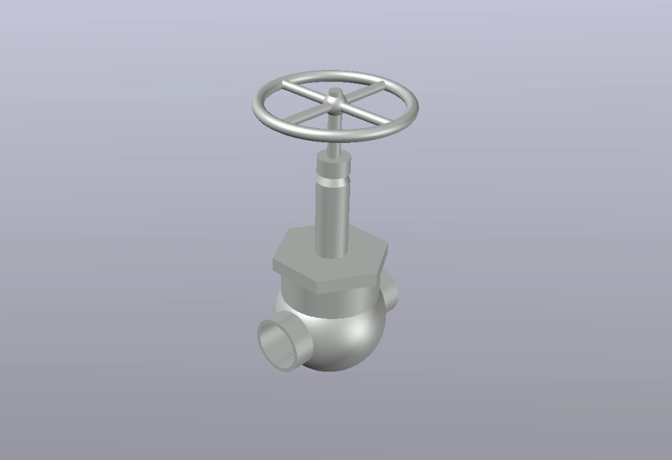 Válvula de esfera para trabalho com água e gás