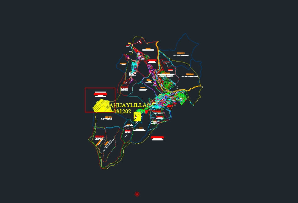 Mapa de andahuaylillas en la ciudad del cusco