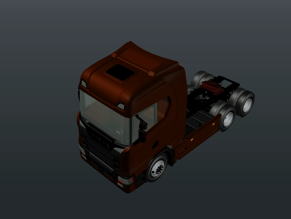 Scania tractor truck model 2023