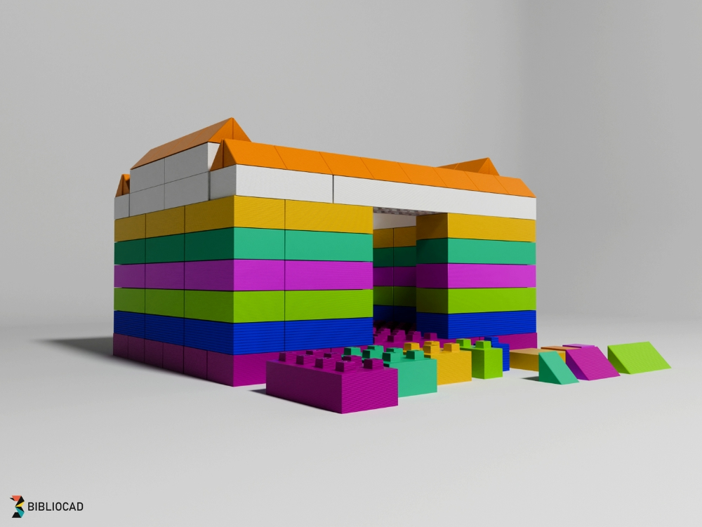 Interlocking blocks similar to Lego