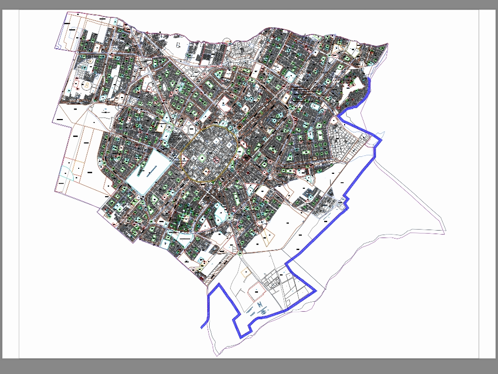 Karte von Trujillo – Zoneneinteilung 01