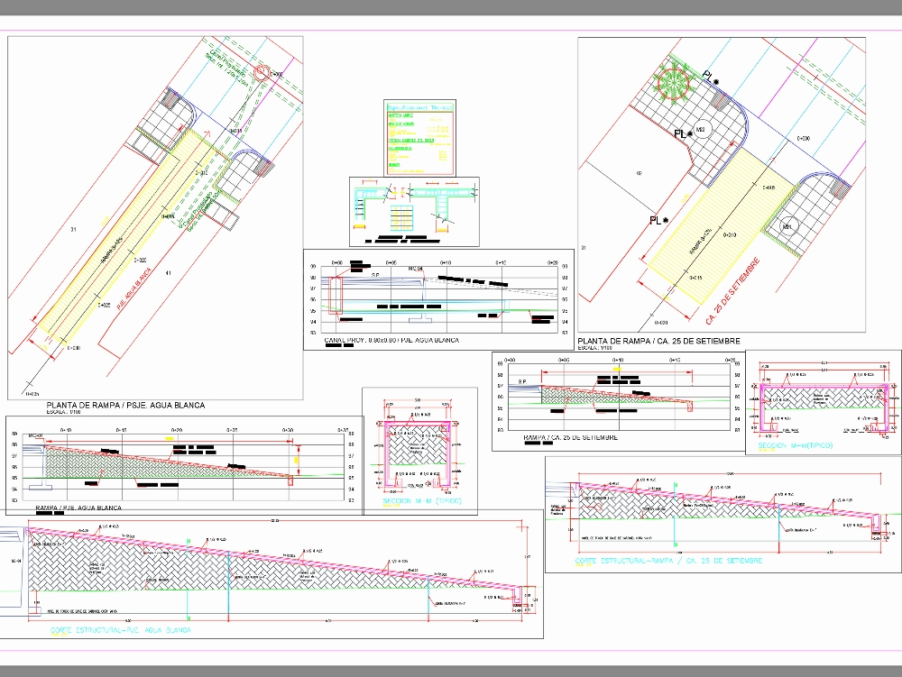 Paths and stairs