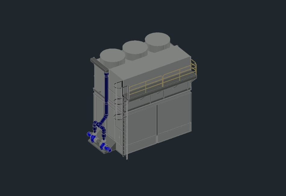 Ammonia Evaporative Condenser