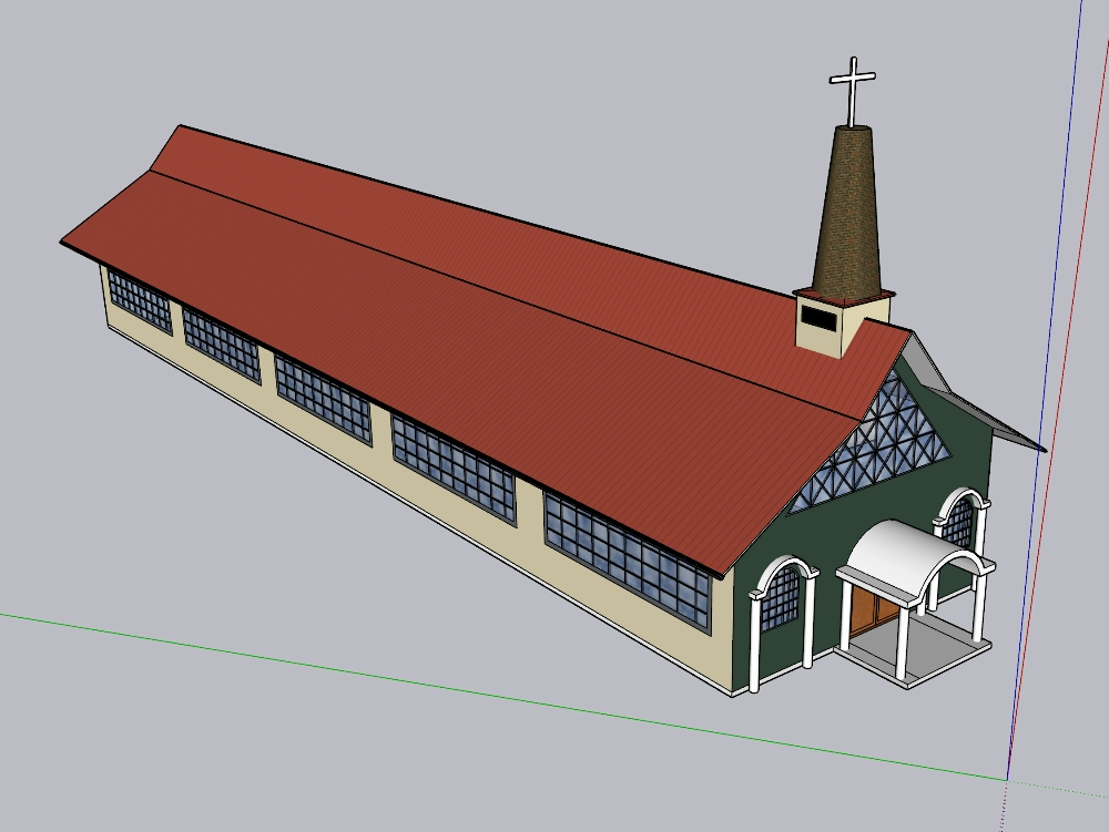 3D katholische Kirche