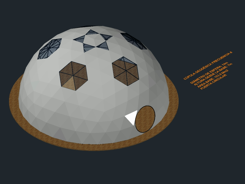 Geodesic dome frequency 6