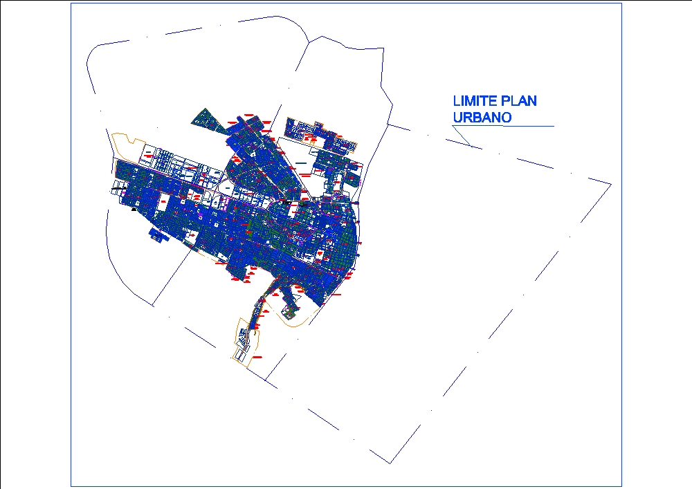 Lotized piura plan with given one