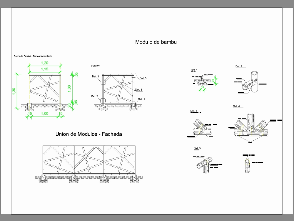 Bambusfassade