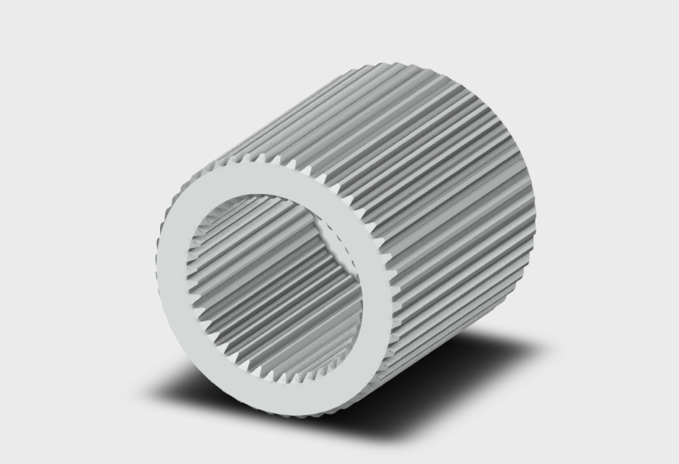 Cat 236b splined pinion bushing adaptation